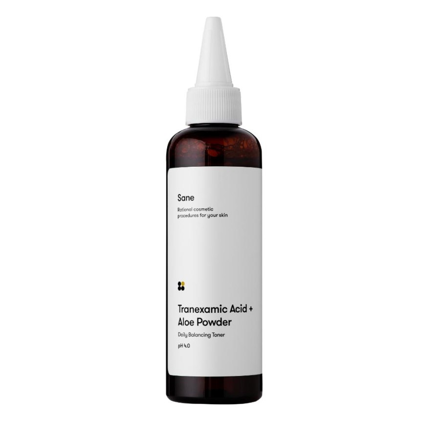 Тонік для обличчя Sane Tranexamic Acid + Aloe Powder Daily Balancing Toner Ph 4.0 Балансувальний 100 мл (4820266830908)