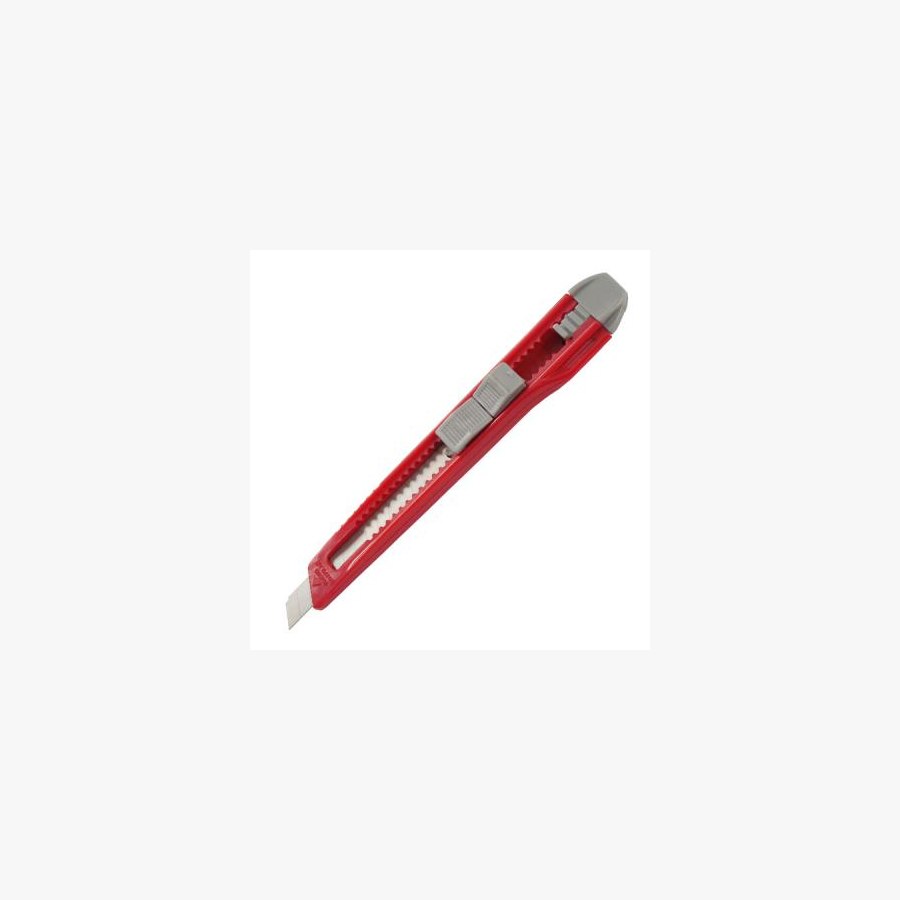 Ніж канцелярський Axent 9 мм, blister, gray-red (6501-А)