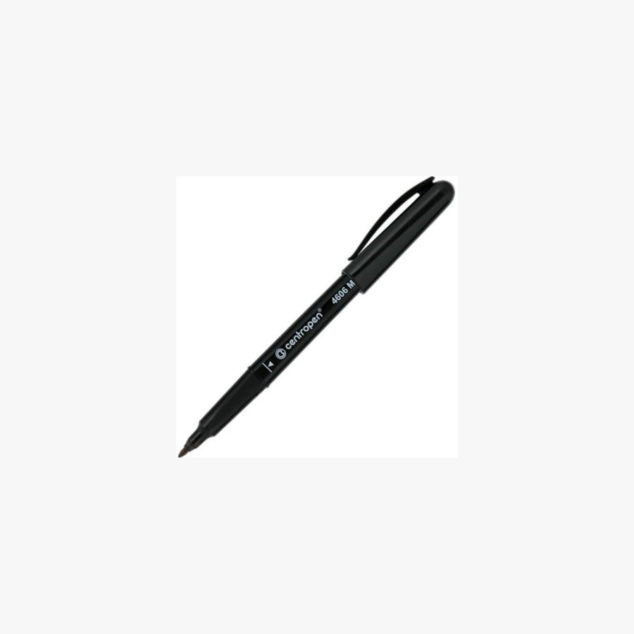 Маркер Centropen CD-Pen 4606 ergoline, 1 мм black (4606/01)
