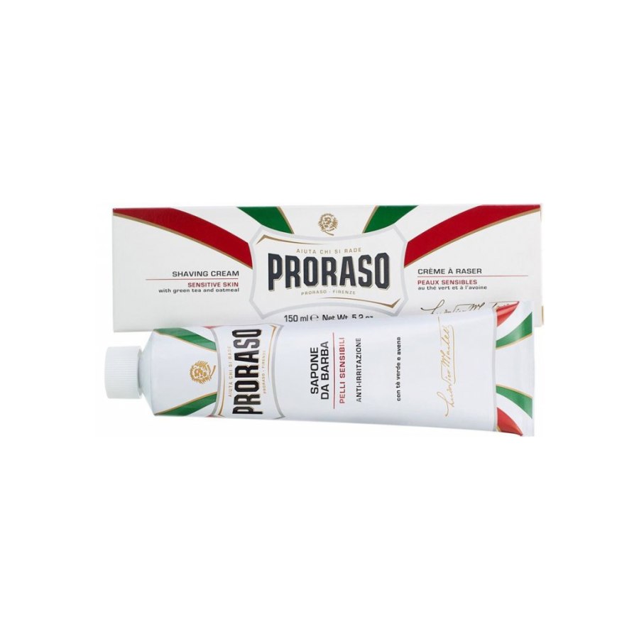 Крем для гоління Proraso з екстрактом зеленого чаю та вівса 150 мл (8004395001231)