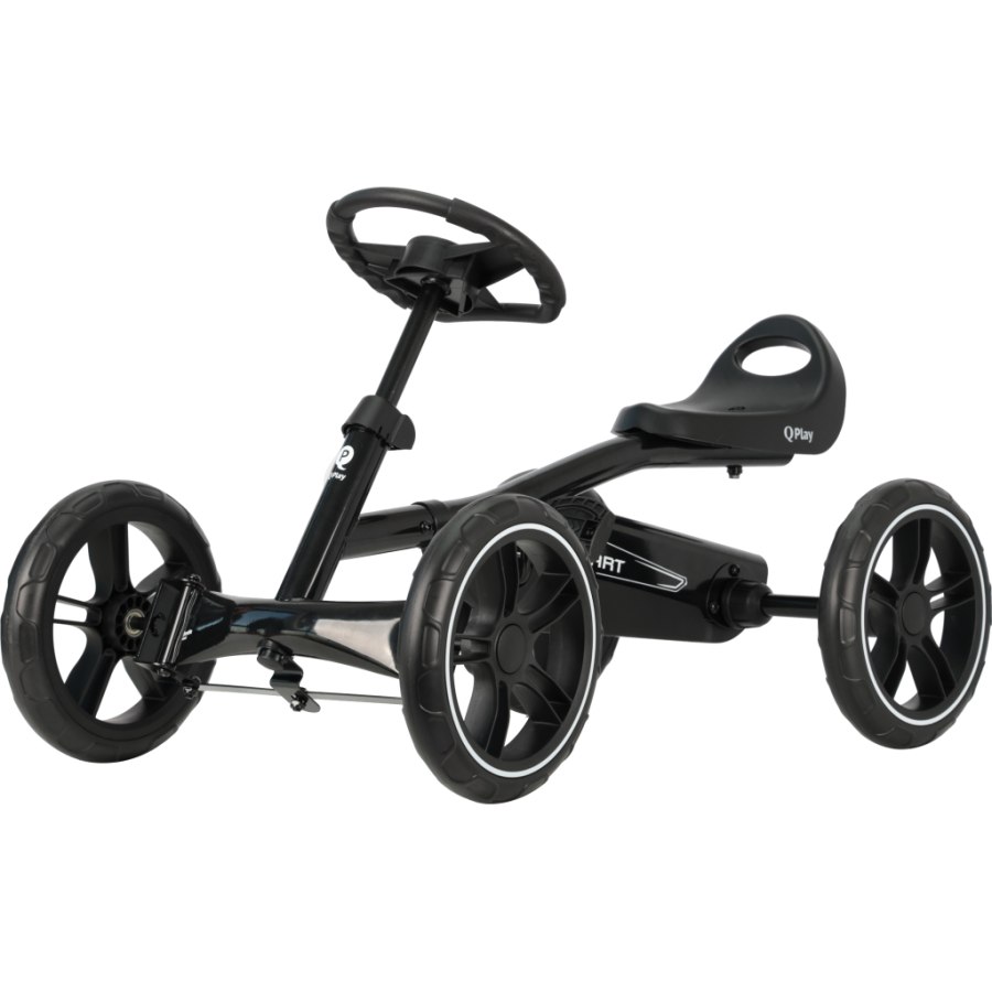Веломобіль QPlay велокарт дитячий Go Kart Black (GK-01GoKartBlack)