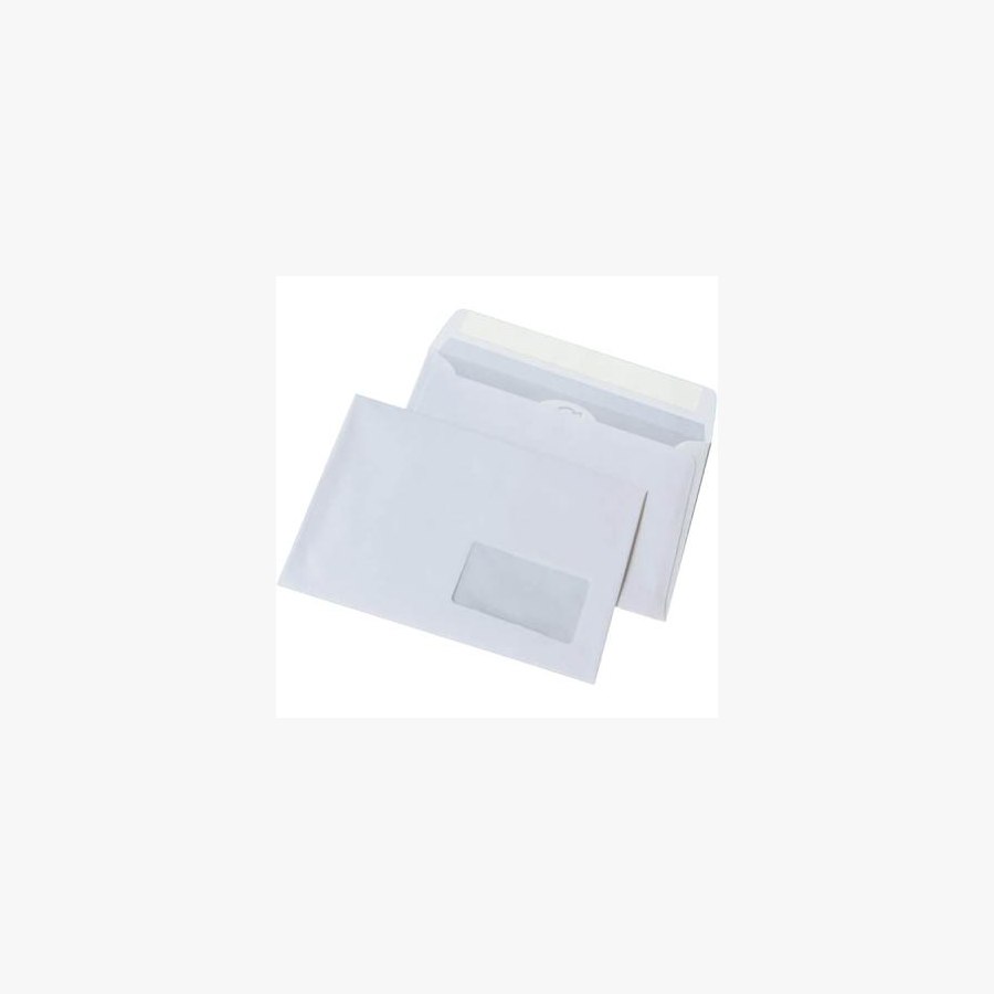 Конверт Куверт DL (110х220мм) Peel & Seal, with window 45х90мм (2140)