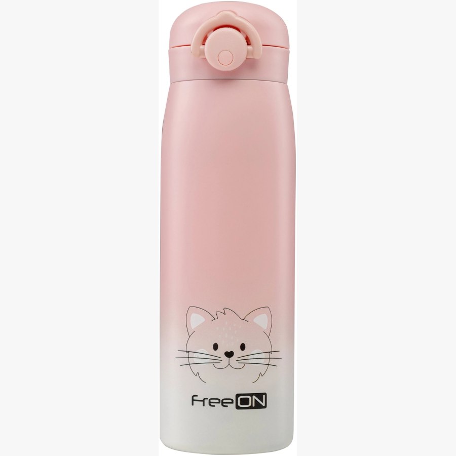 Термопляшка FreeON 480 мл, pink
