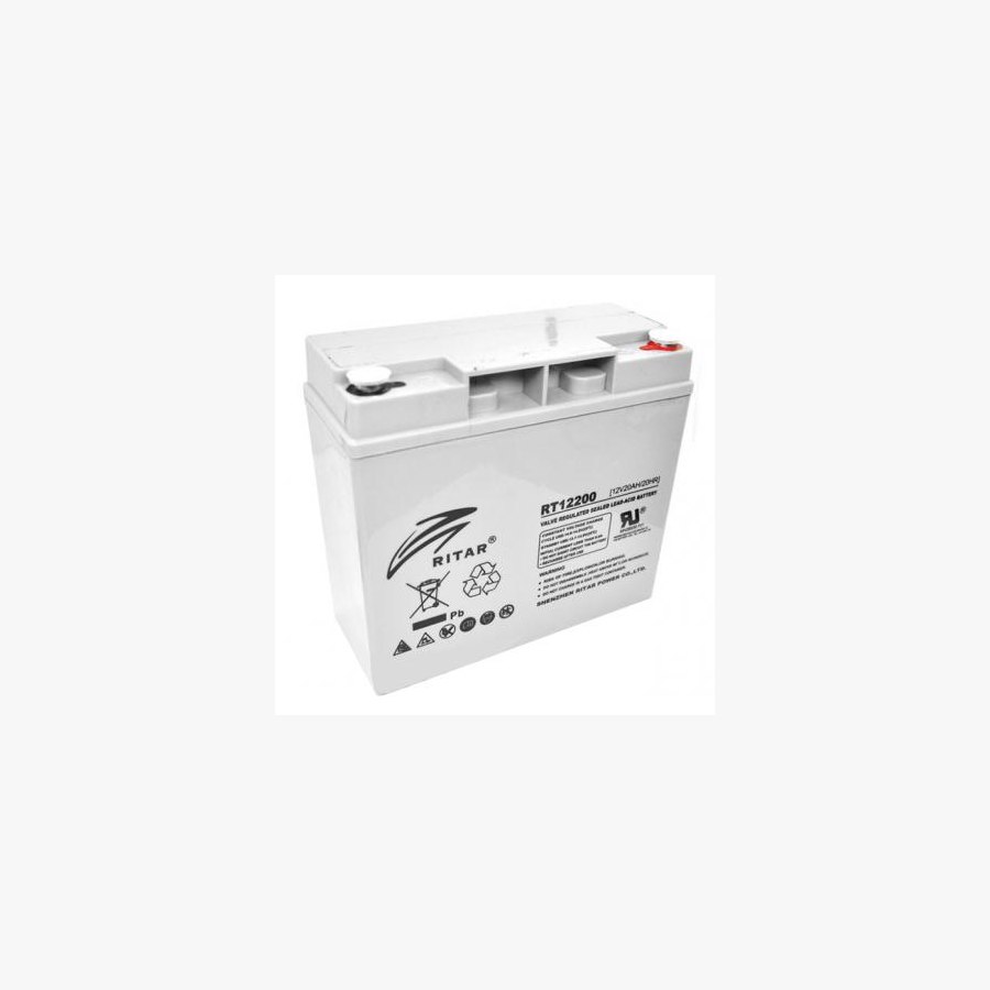 Батарея до ДБЖ Ritar AGM RT12200, 12V-20Ah (RT12200)