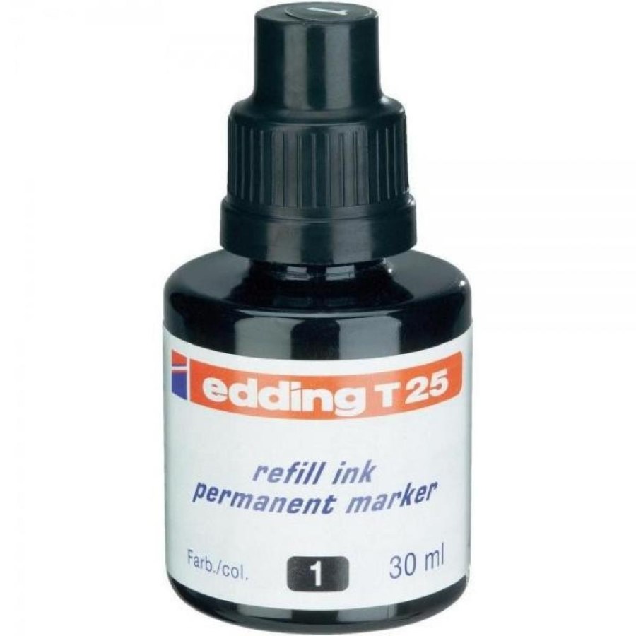 Чорнило для маркерів Edding для Permanent e-T25 black (T25/01)