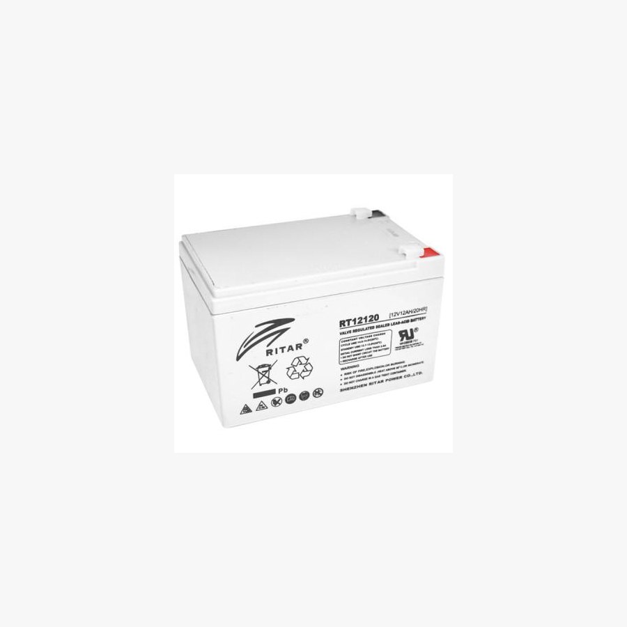 Батарея до ДБЖ Ritar AGM RT12120, 12V-12Ah (RT12120)