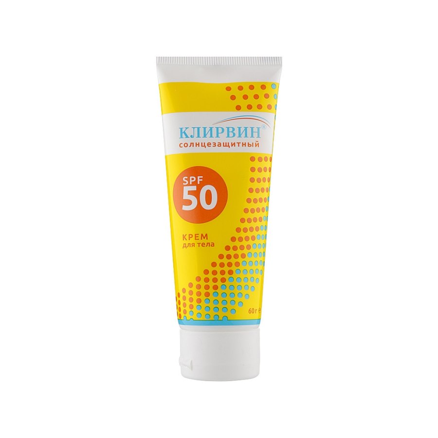 Засіб від засмаги Корвет Фарма Клірвин крем SPF-50 60 г (4607069271066)