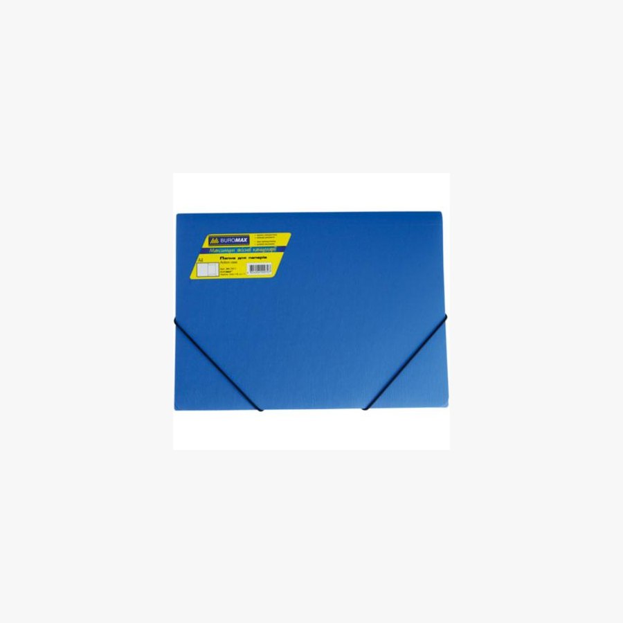 Папка на резинках Buromax А4, JOBMAX, blue (BM.3911-02)