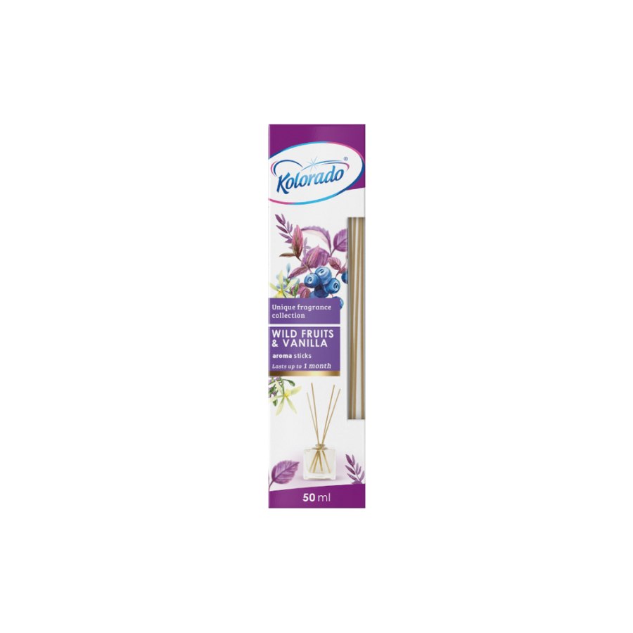 Аромадифузор Kolorado Aroma Sticks Фрукти та ваніль 50 мл (5902506009868)