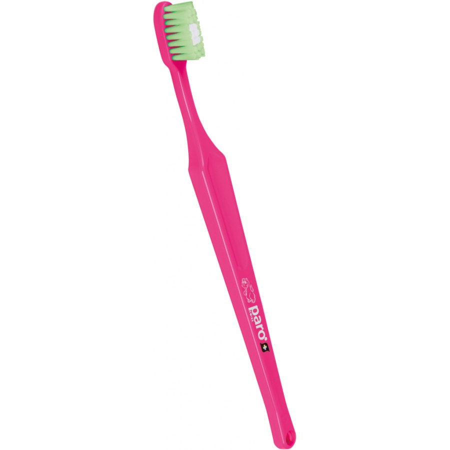 Дитяча зубна щітка Paro Swiss Baby Brush Дуже м'яка Рожева (7610458007495-pink)