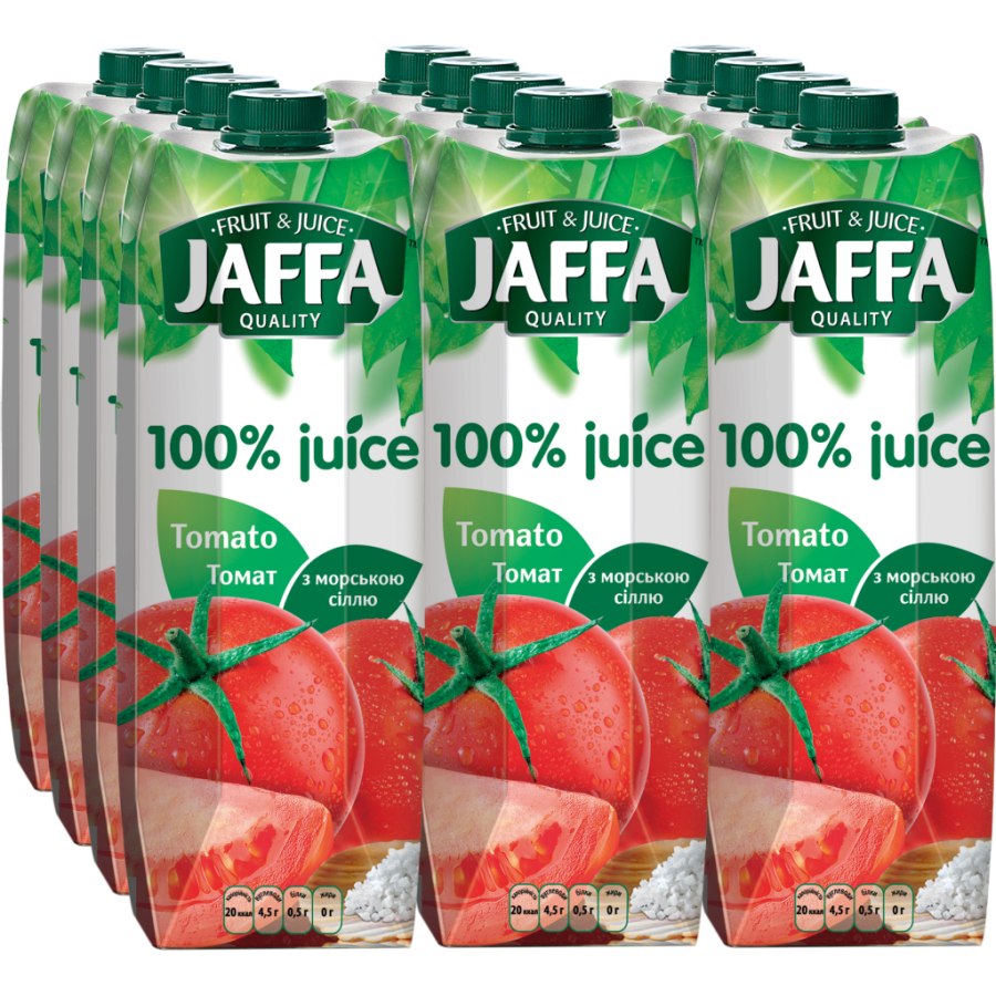 Сік Jaffa Томатний сік з сіллю 950 мл (4820003684931)
