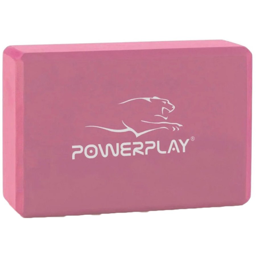 Блок для йоги PowerPlay 4006 Yoga Brick Рожевий (PP_4006_Pink_Yoga_Brick)