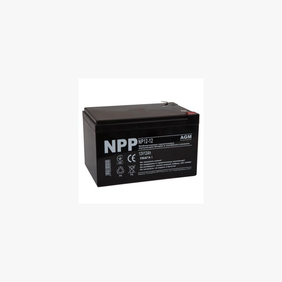 Батарея до ДБЖ NPP 12В 12 Ач (NP12-12)