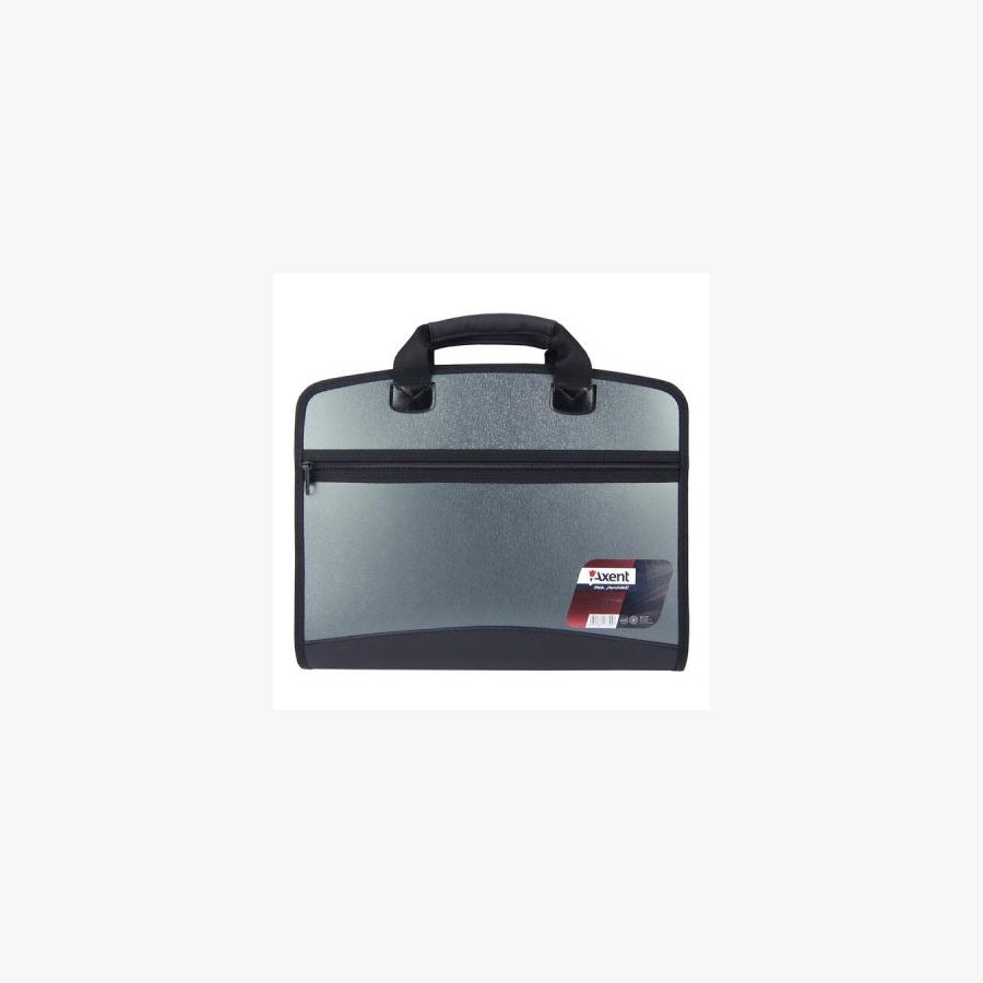 Папка - портфель Axent А4, 4 compartments, grey metallic (1621-11-А)