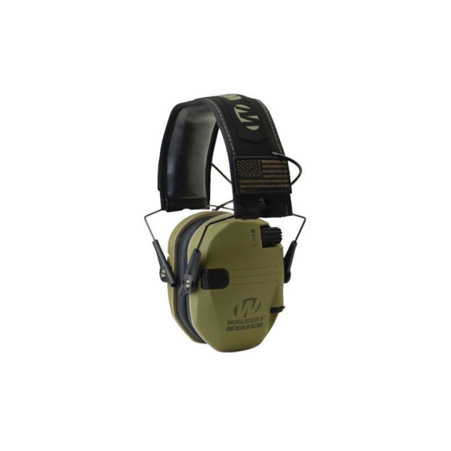 Тактичні навушники Walker's Razor Patriot Active OD Green (GWP-RSEMPAT-ODG)