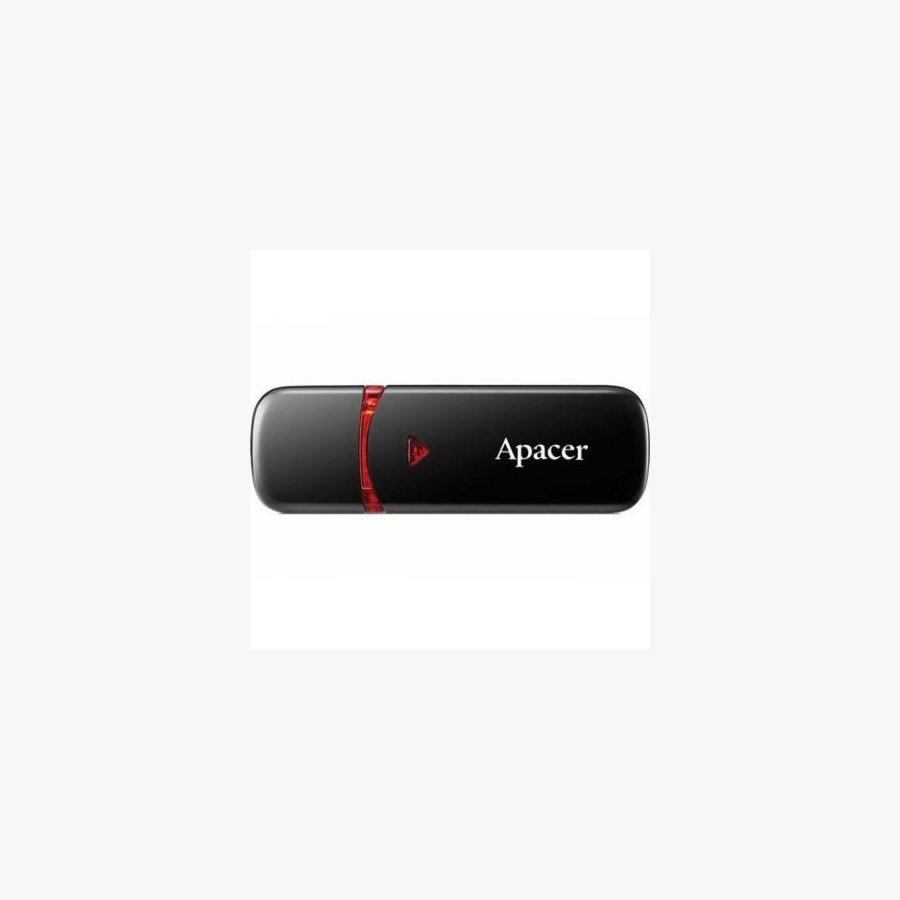 USB флеш накопичувач Apacer 64GB AH333 black USB 2.0 (AP64GAH333B-1)