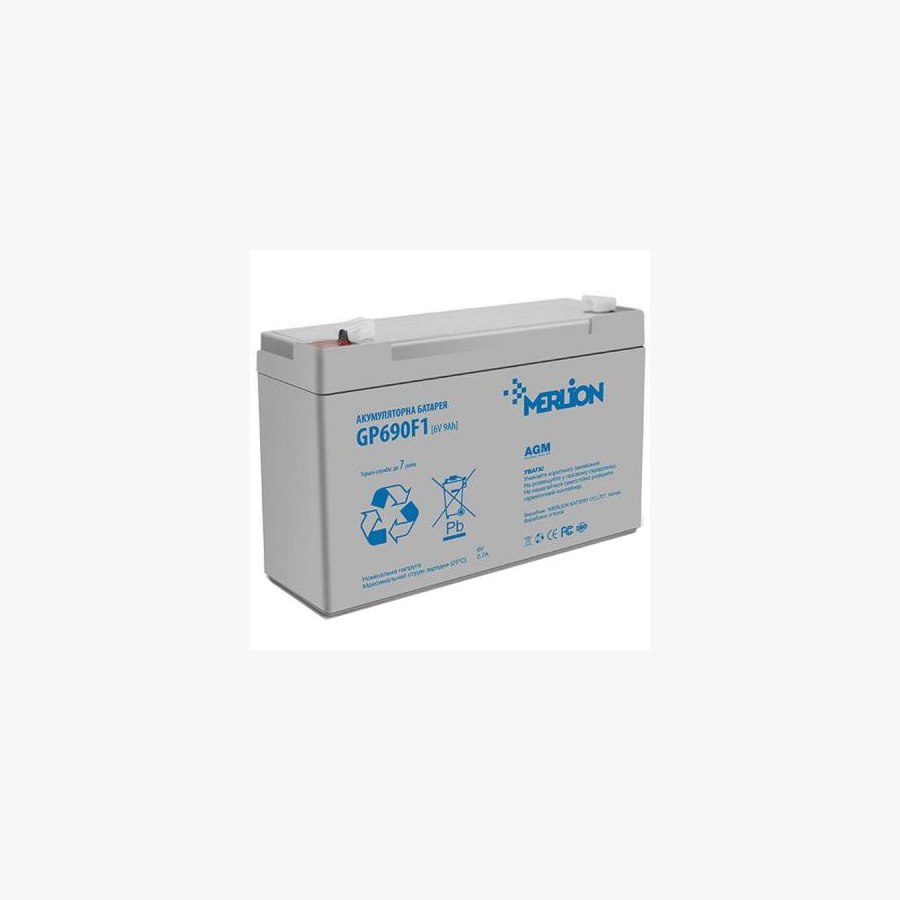 Батарея до ДБЖ Merlion 6V-9Ah (GP690F1)
