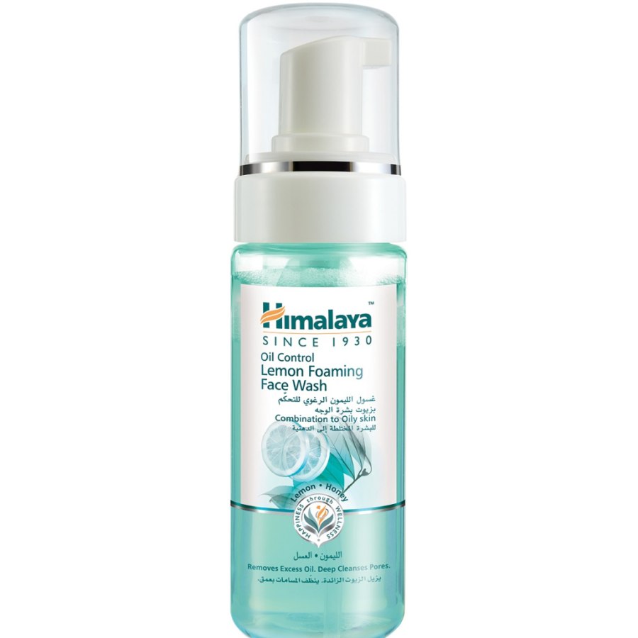 Пінка для вмивання Himalaya Herbals освіжуюча контроль блиску з лимоном 150 мл (8901138825492)