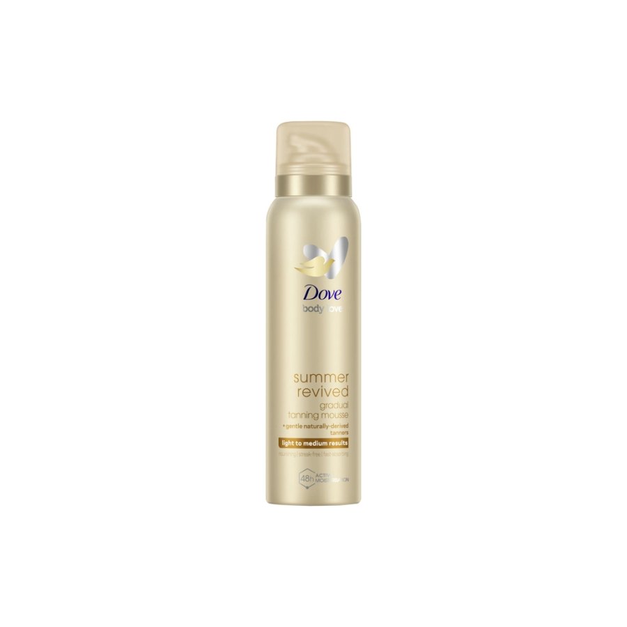 Автозасмага Dove Body Love Summer Revived Мус для тіла Від світлого до середнього 150 мл (8710847962769)