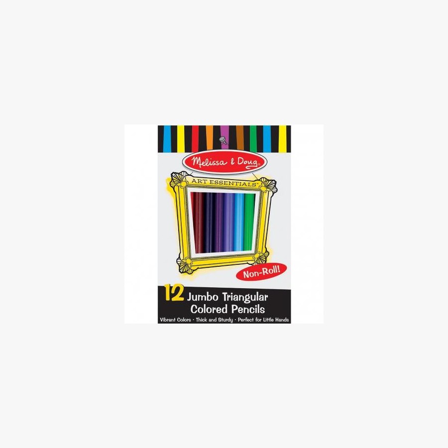 Олівці кольорові Melissa&Doug Цветные карандаши 12 цветов (MD4119)
