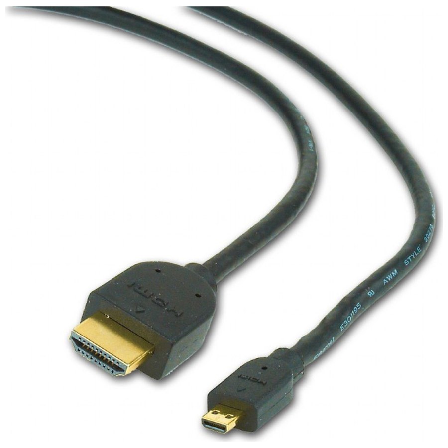 Кабель мультимедійний HDMI M to HDMI micro M 1.8m Cablexpert (CC-HDMID-6)