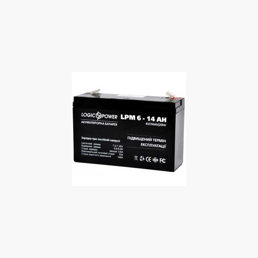 Батарея до ДБЖ LogicPower LPM 6В 14 Ач (4160)