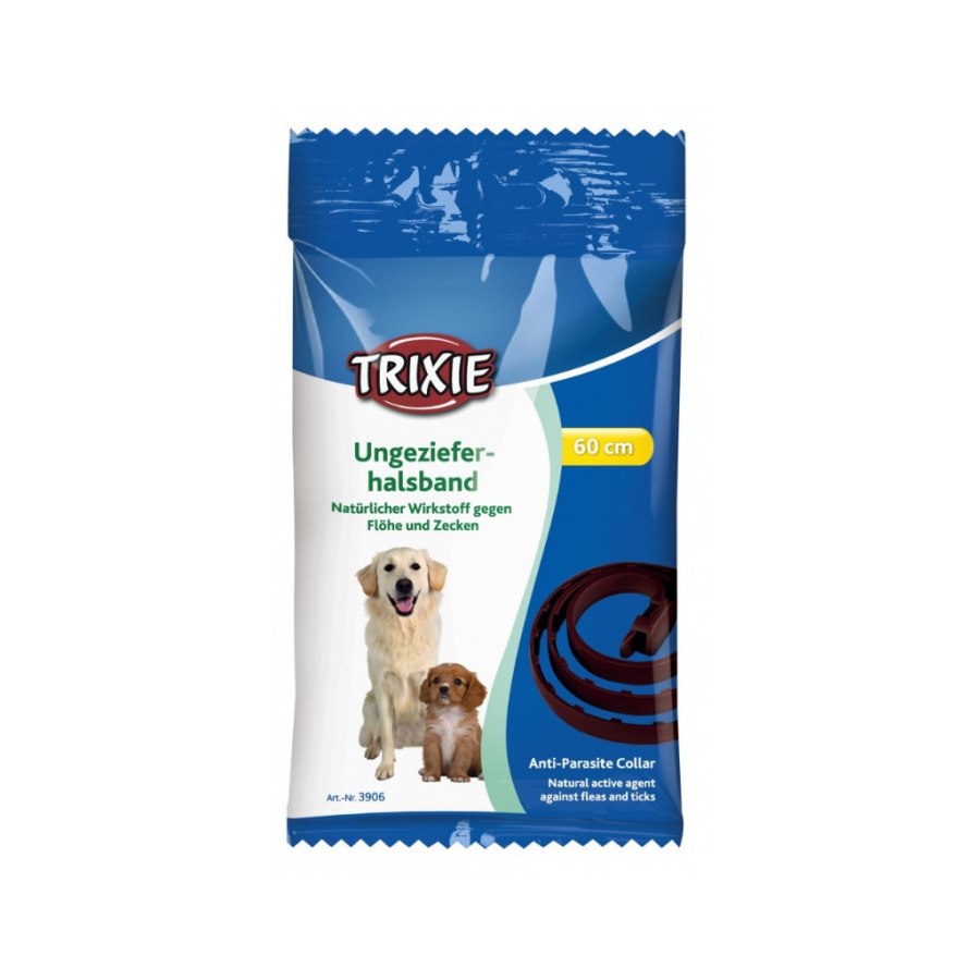 Нашийник для тварин Trixie Біо проти бліх та кліщів 60 см (4011905039060)