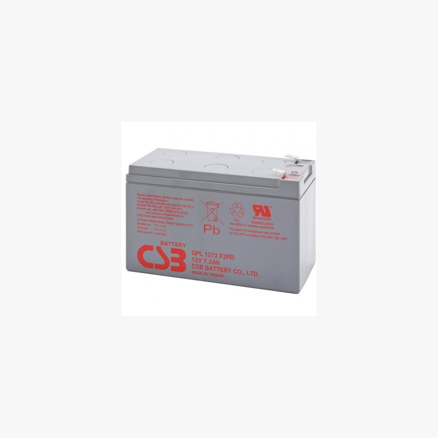 Батарея до ДБЖ CSB 12В 7.2 Аг (GPL1272F2FR)