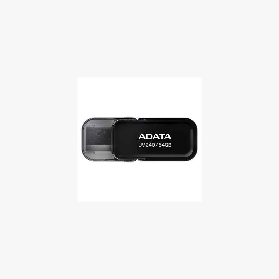 USB флеш накопичувач ADATA 64GB UV240 Black USB 2.0 (AUV240-64G-RBK)