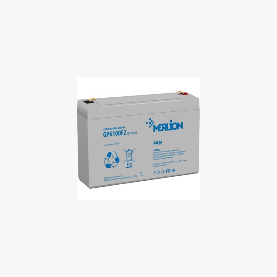 Батарея до ДБЖ Merlion 6V-10Ah (GP6100F2)