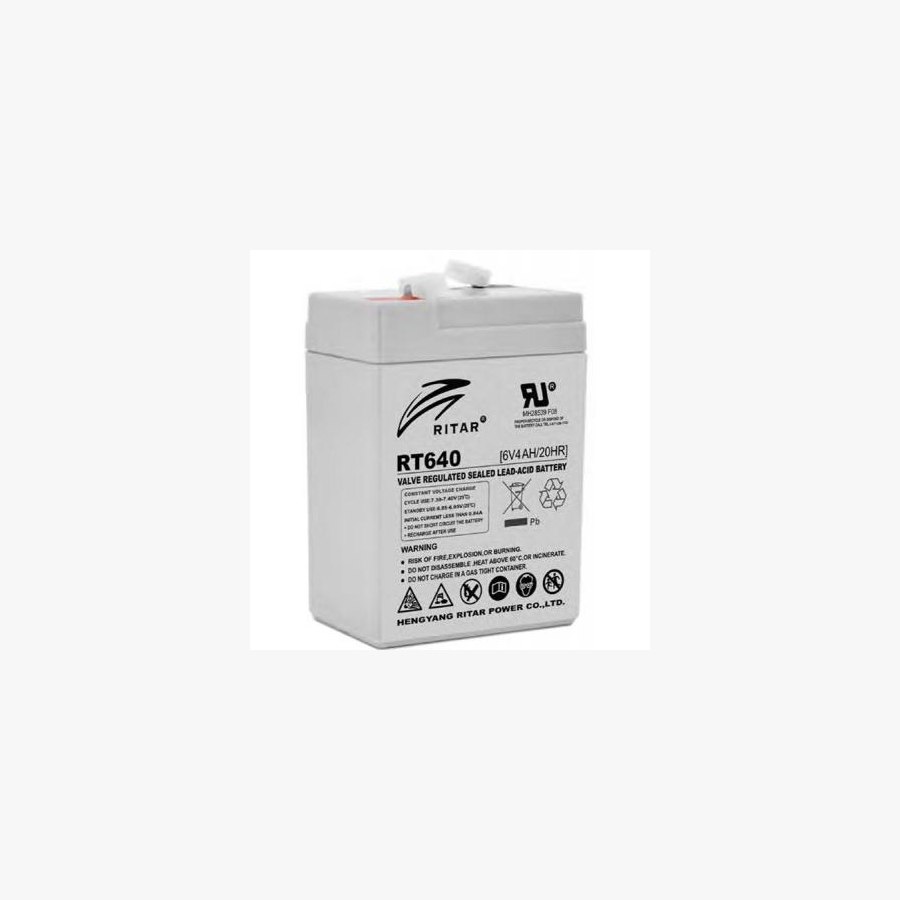 Батарея до ДБЖ Ritar AGM RT645, 6V-4Ah (RT640)