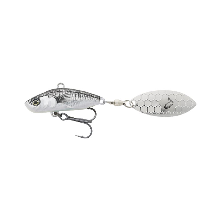 Тейл-спінер Savage Gear 3D Sticklebait Tailspin 65mm 9.0g Black Silver (1854.43.89)