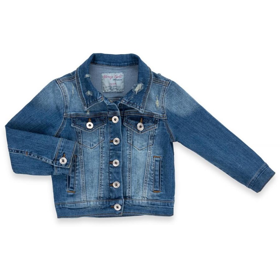 Куртка дитяча Breeze джинсова укорочена (OZ-18801-116G-blue)