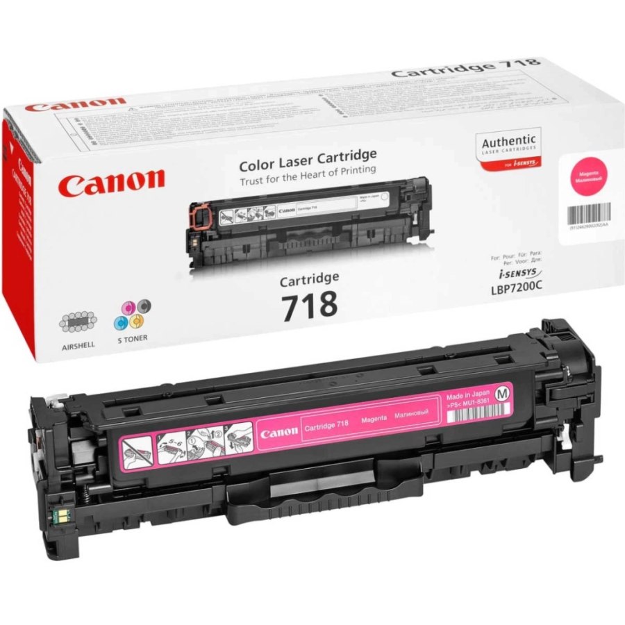 Картридж Canon 718 LBP-7200/ MF-8330/ 8350 magenta (2660B002)