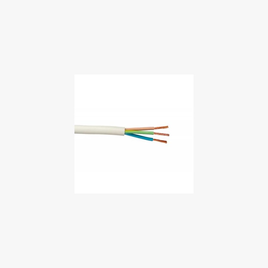 Кабель силовий ЗЗКМ 3х1.5 кв.мм гибкий, 100м (ПВС 3x1,5 ECG / 705800)