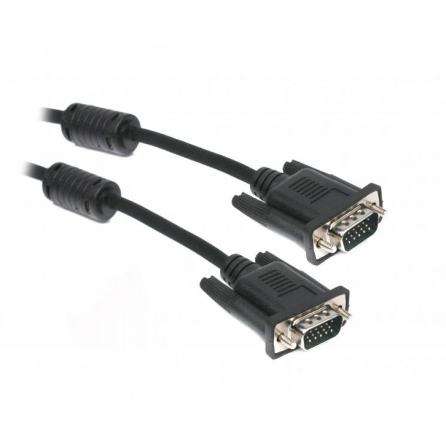 Кабель мультимедійний VGA M to VGA M 1.8m Maxxter (V-PVGA-6)