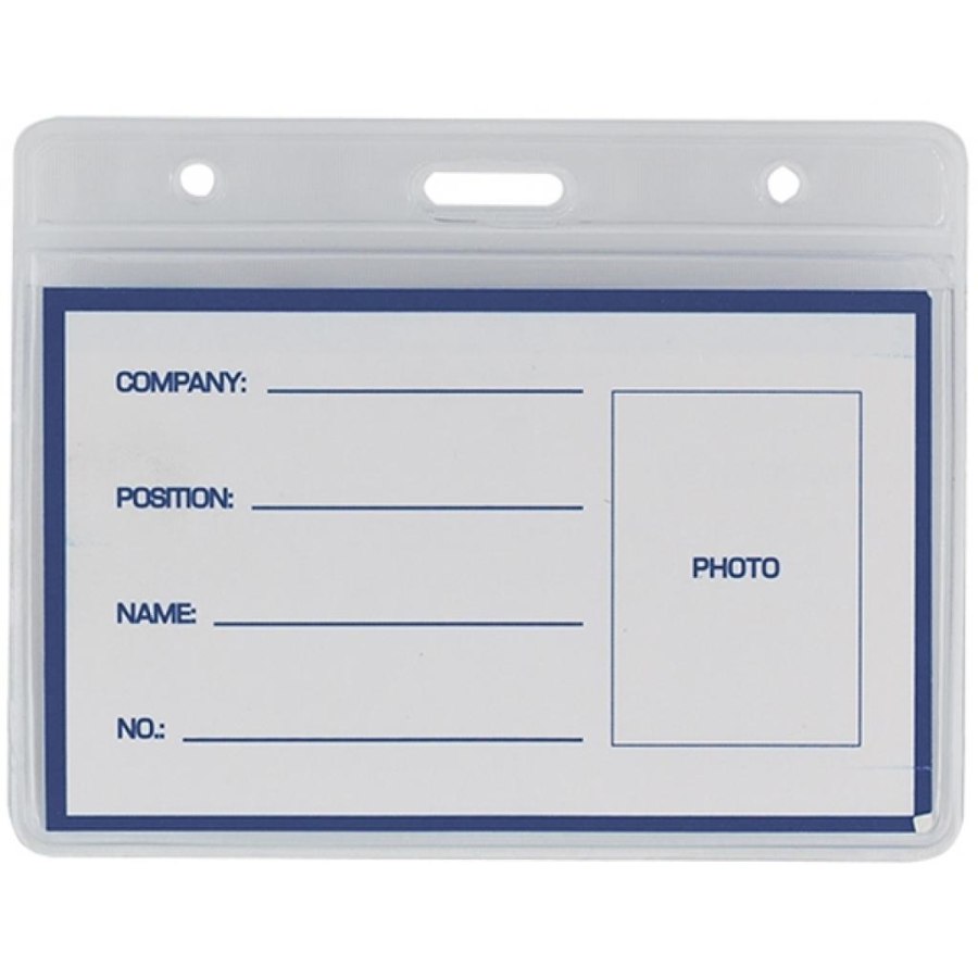 Бейдж Buromax horizontal 95х75мм PVC (BM.5402)