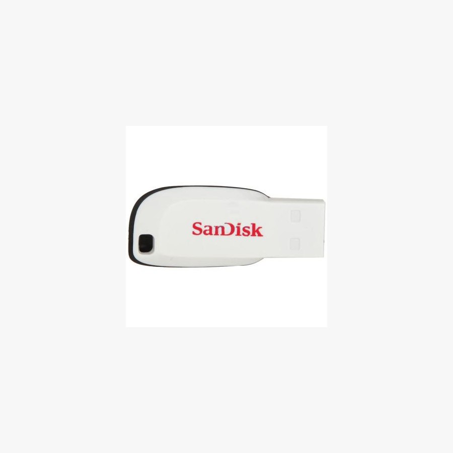 USB флеш накопичувач SanDisk 16GB Cruzer Blade White USB 2.0 (SDCZ50C-016G-B35W)