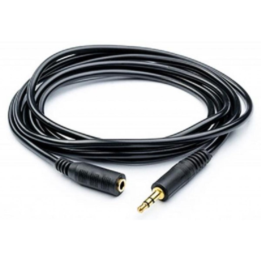 Кабель мультимедійний 3.5mm M to 3.5mm F 5.0m Atcom (16849)