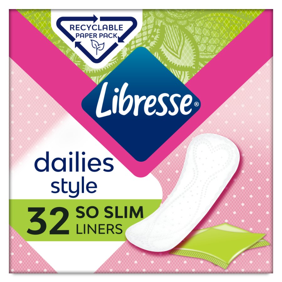 Щоденні прокладки Libresse Dailies Style 32 шт. (7322540758191/7322540083934)