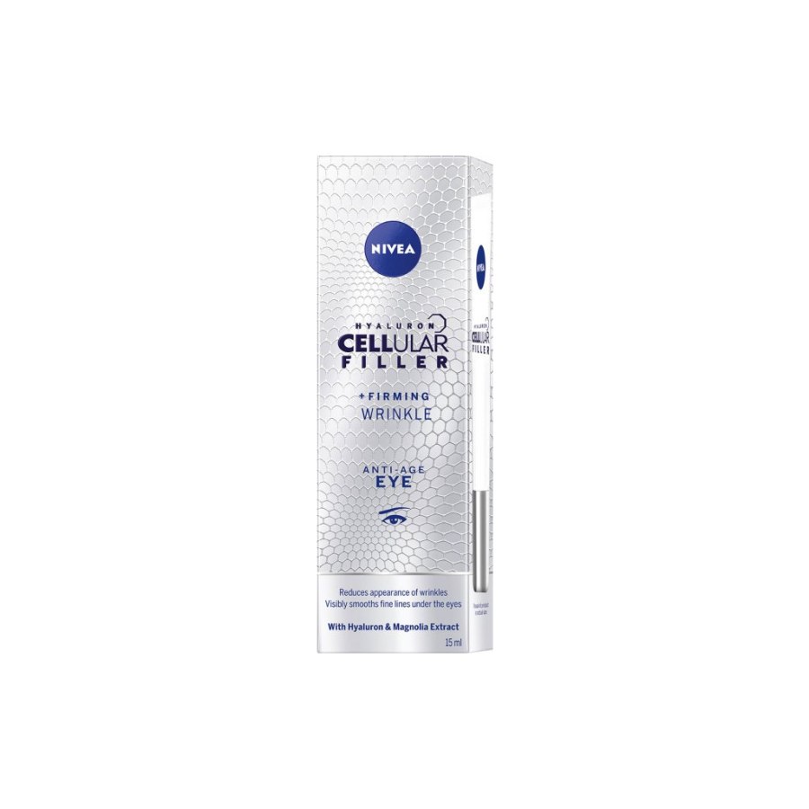 Крем для шкіри навколо очей Nivea Hyaluron Cellular з гіалуроновою кислотою 15 мл (4005808367092)