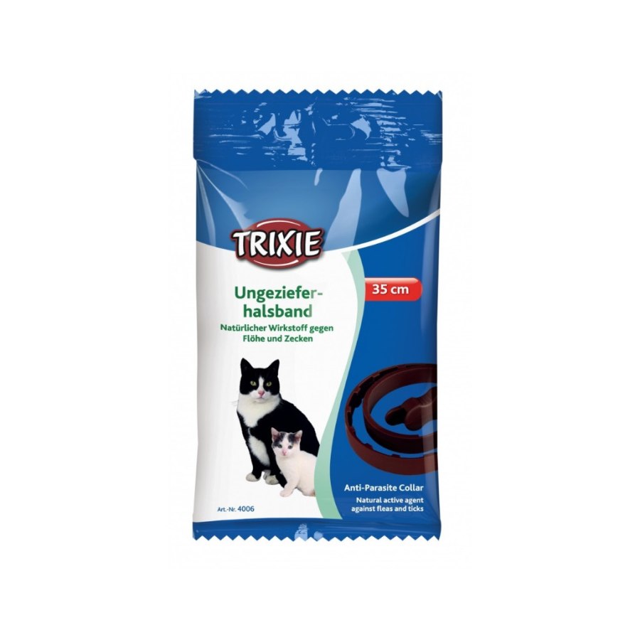 Нашийник для тварин Trixie Біо проти бліх та кліщів 35 см (4011905040066)