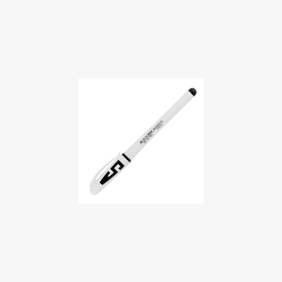 Ручка гелева Buromax JOBMAX, black (BM.8340-01)