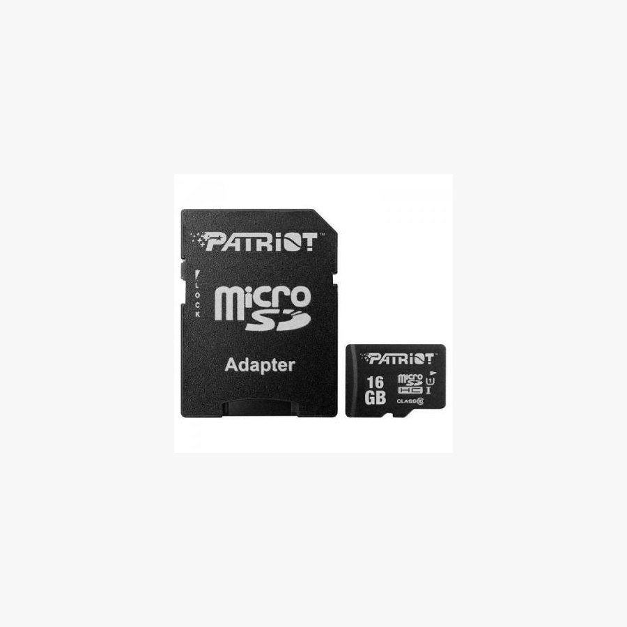 Карта пам'яті Patriot 16GB microSD class10 UHS-I (PSF16GMCSDHC10)