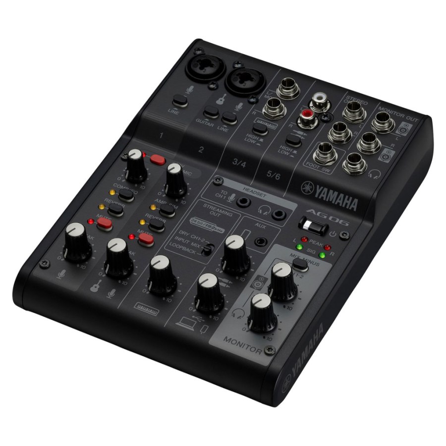 Аудіоінтерфейс Yamaha AG06MK2 Black
