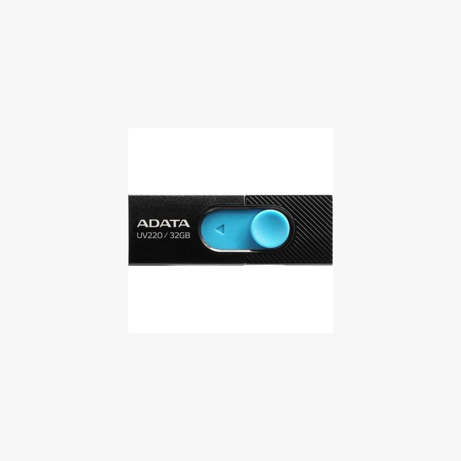 USB флеш накопичувач ADATA 32GB UV320 Black/Blue USB 3.1 (AUV320-32G-RBKBL)