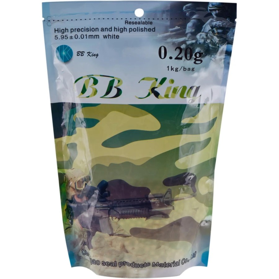 Страйкбольні кульки BB King Normal 6мм 0,20г 1 кг/уп (1401.00.00)