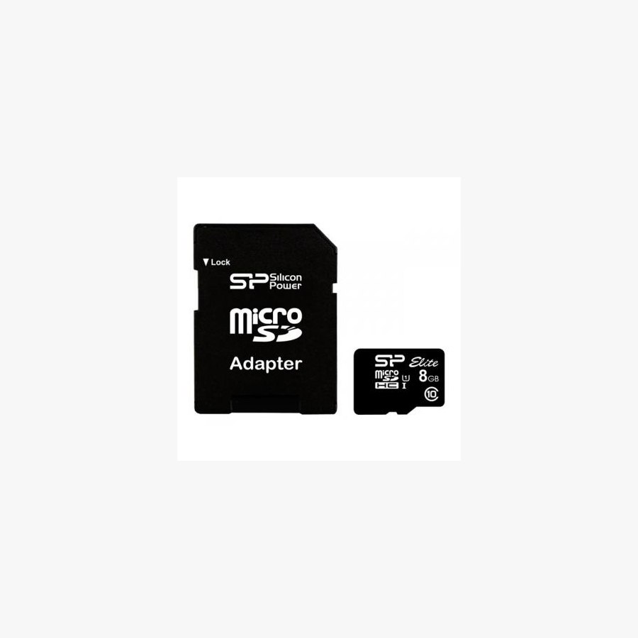 Карта пам'яті Silicon Power 8Gb microSDHC class 10 (SP008GBSTHBU1V10SP)