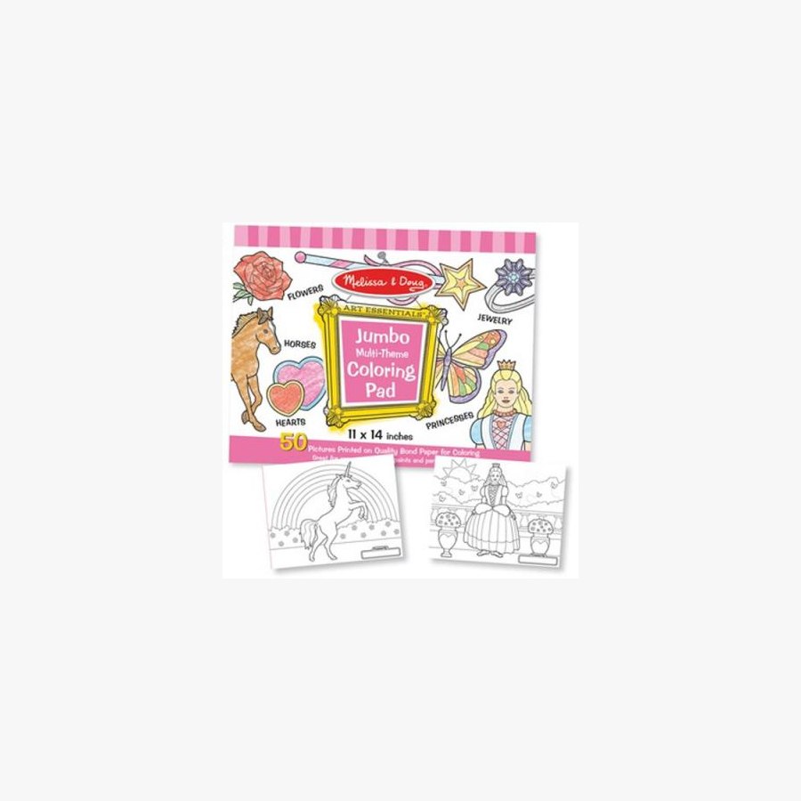 Набір для творчості Melissa&Doug Альбом раскрасок для девочек (MD4225)