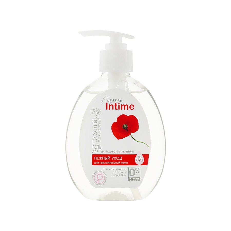 Гель для інтимної гігієни Dr. Sante Femme Intime Ніжний догляд 230 мл (4823015922923)